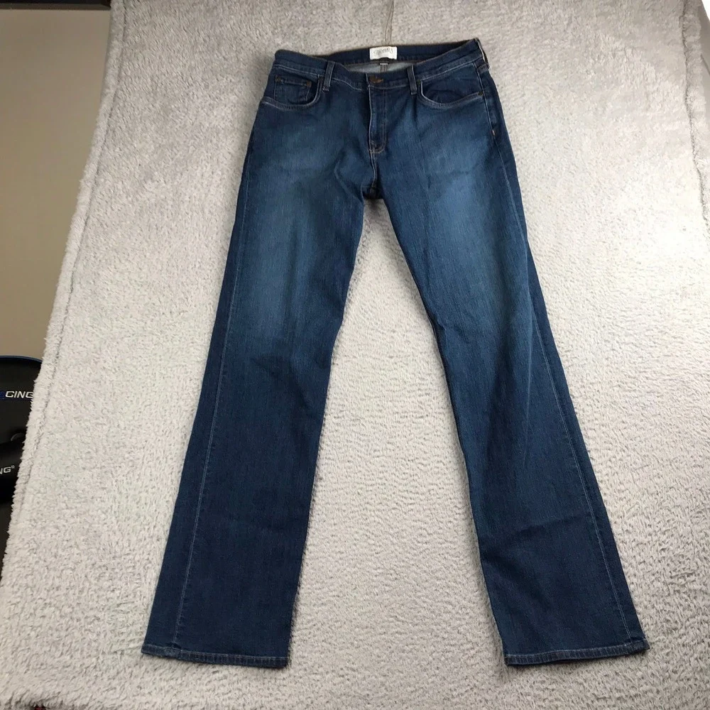 Tecovas Slim Jean Mens 34 (33x34) Medium Blue Handcrafted Western Cowboy Denim